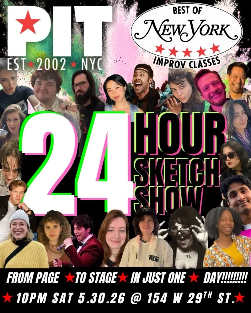 24 Hour Sketch Show, New York | The Peoples Improv Theater at Mato