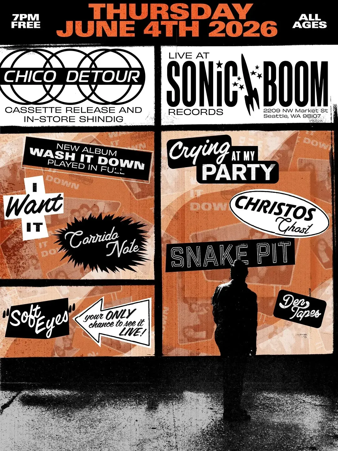 Chico Detour: EP Release Shindig, Seattle | Sonic Boom Records at
