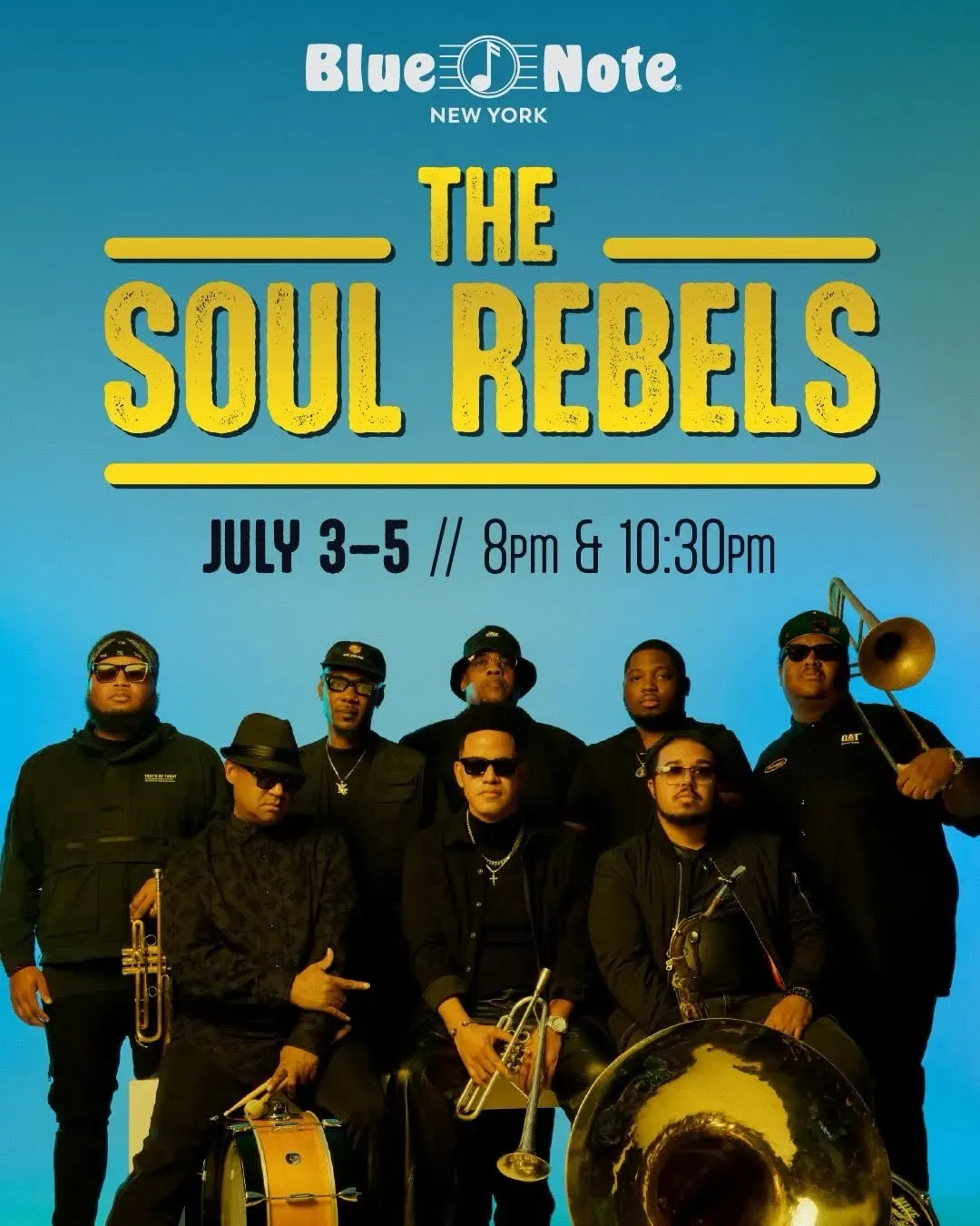 The Soul Rebels, New York | Blue Note New York at Mato events