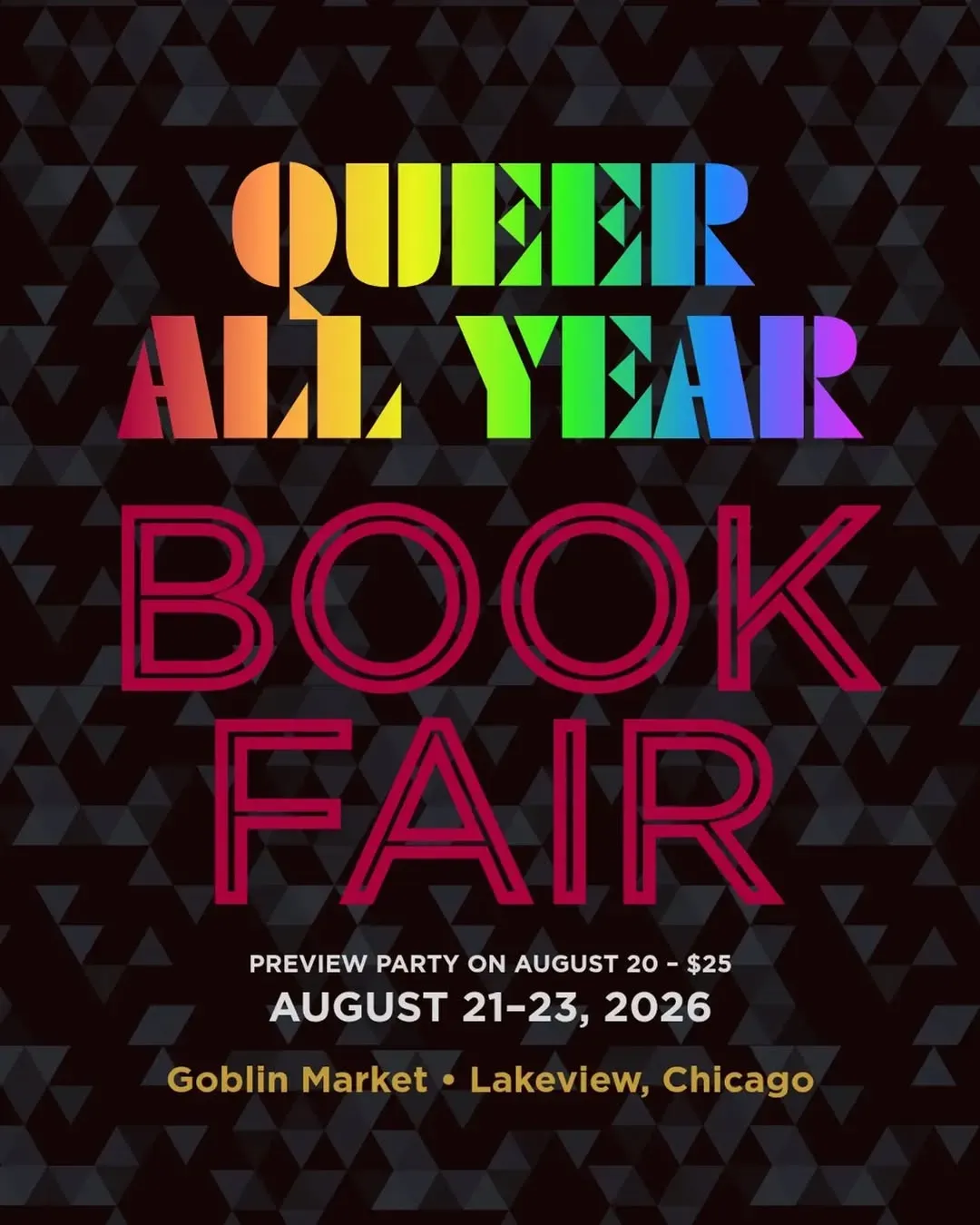 Queer Book Fair Preview Party