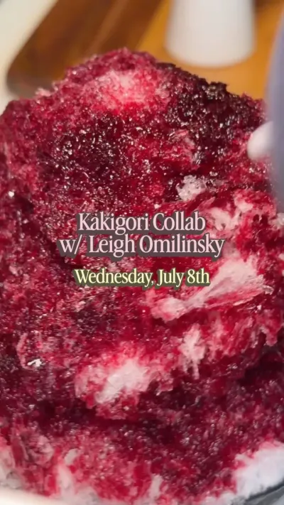 Kakigori Collab: Leigh Omilinsky at Gaijin Chicago in Chicago