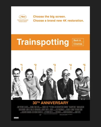 値下げ/trainspotting フランス 劇場用ロビーカード 額なし Trainspotting (4K Restoration), Montréal | Cinéma Moderne at Mato