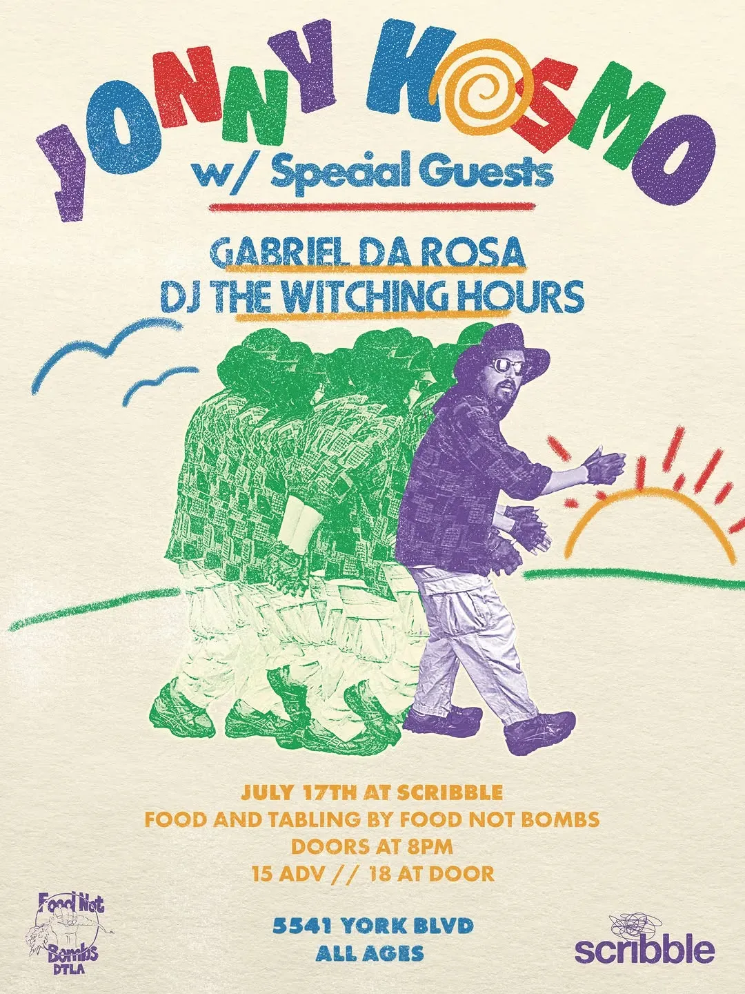 Jonny Kosmo & Gabriel Da Rosa at Scribble in Los Angeles