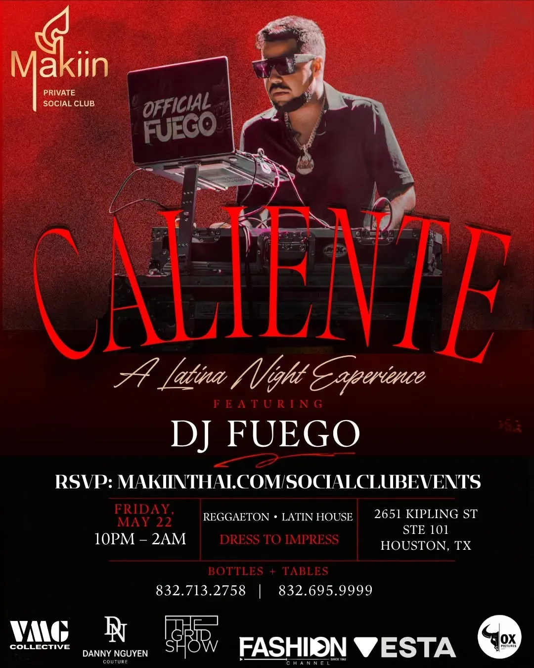 Caliente, Houston | Makiin at Mato events Caliente, Houston | Makiin at Mato events