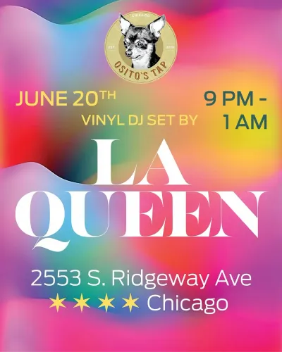 Vinyl DJ Set: La Queen, Chicago | Osito's Tap at Mato events