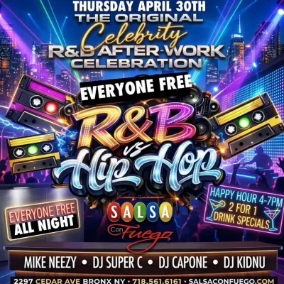 I ❤️ R & B Thursdays Afterwork, New York | Salsa Con Fuego at