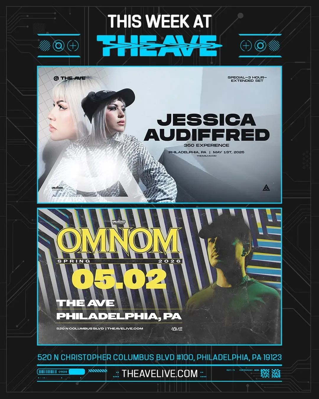 Jessica Audiffred 360 Experience, Philadelphia | The Ave Live at
