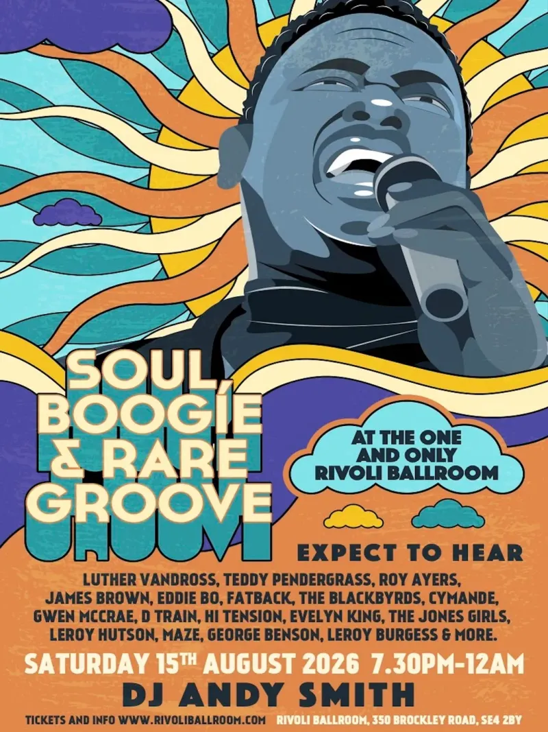 DJ Andy Smith: Rare Groove & Soul at Rivoli Ballroom in London
