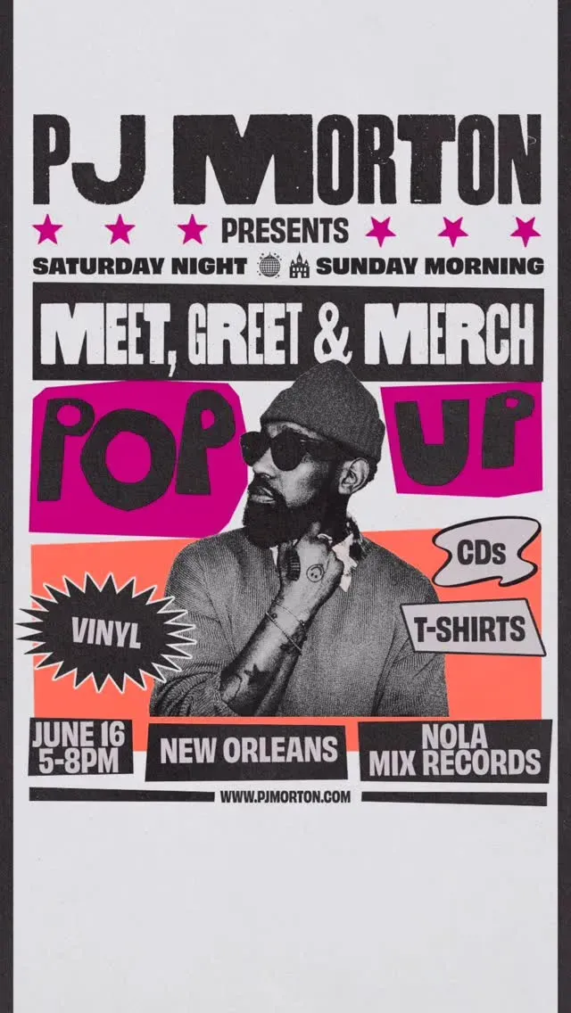 PJ Morton Album Release Pop-Up, New Orleans | NOLA MIX Records at