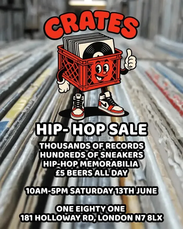 CRATES Hip-Hop Sale at One Eighty One in London | Mato